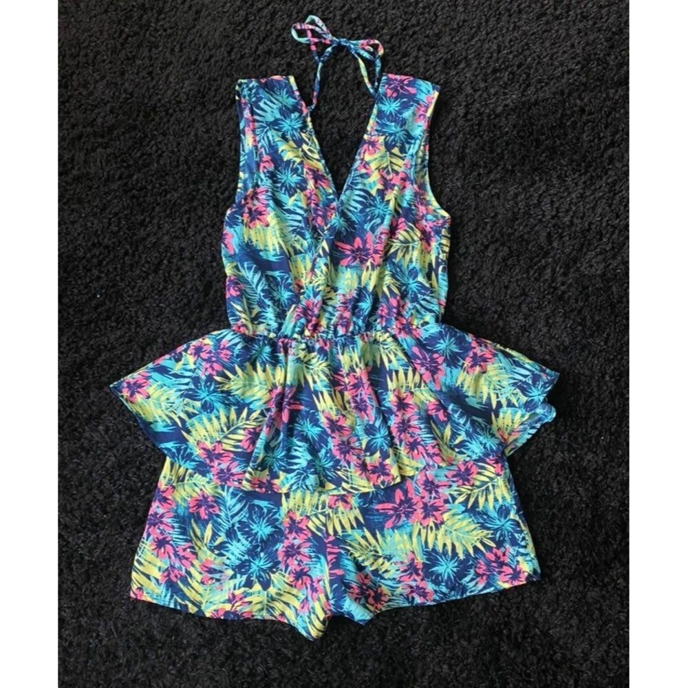 Tropical romper Size Small